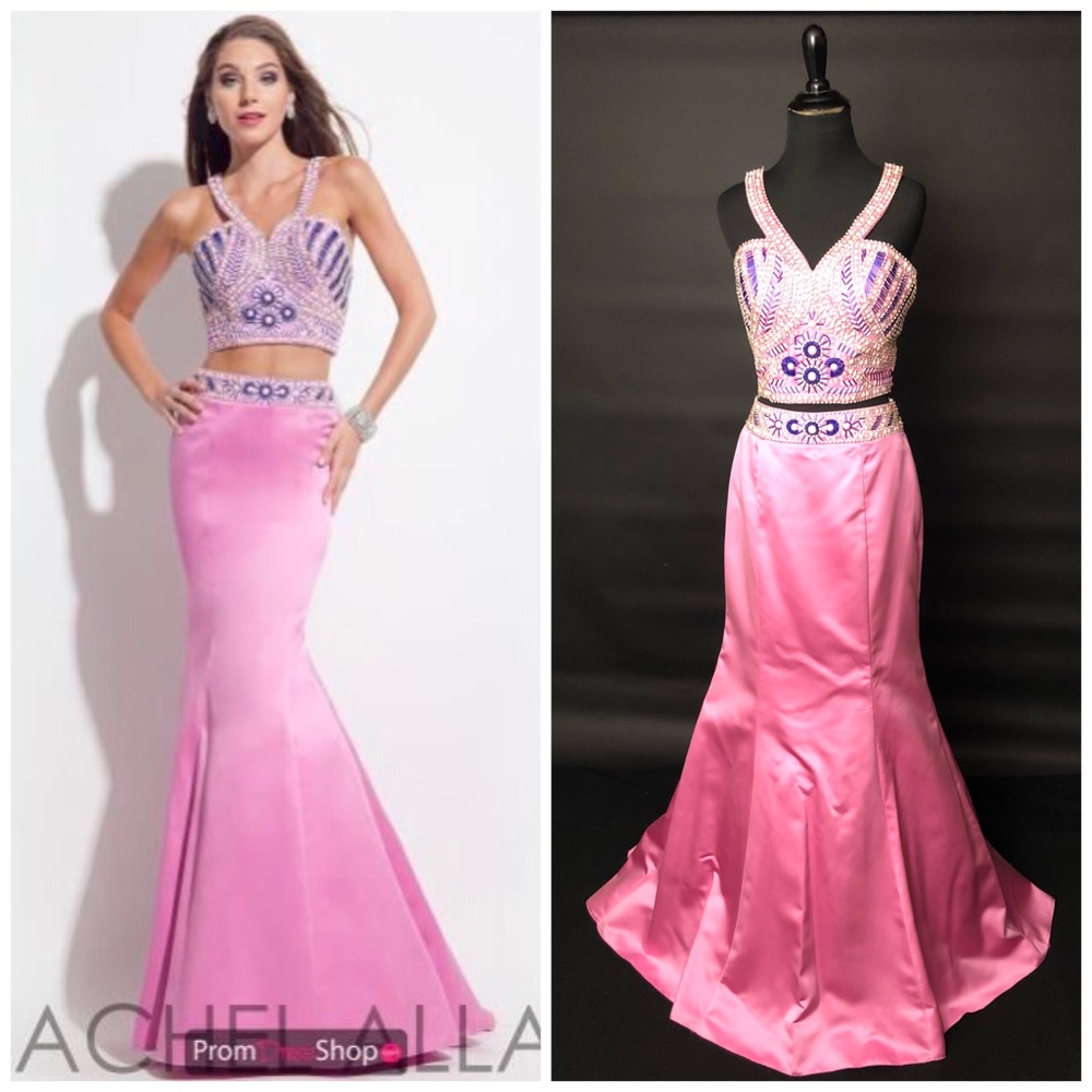 NWT! Rachel Allan 7225 Size 6 Two Piece Prom Dress